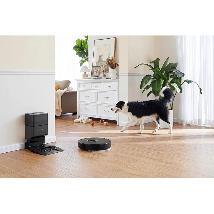 Roborock Q7 Max+ Saugroboter mit Wischfunktion und Absaugstation, Kartierung von 4 Etagen, 4200 Pa Saugleistung, schwarz – Bild 8