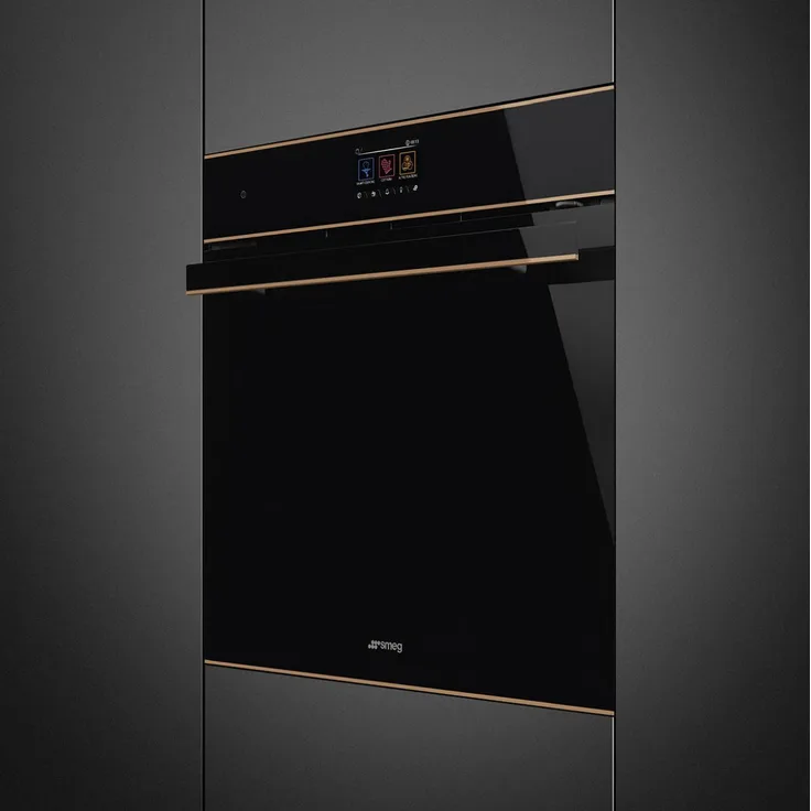 Smeg SOP6604S2PNR Backofen mit Pyrolyse und Dampfgarer Dolce Stil Novo
