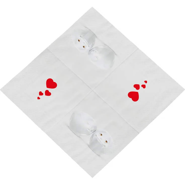 Fiftyeight Products Servietten Lunch 33x33 cm Das süße Leben