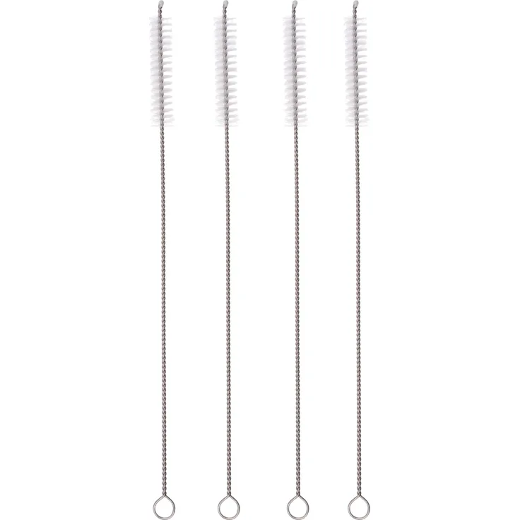 Trinkhalm-Bürsten 4er Set, 20 cm lang
