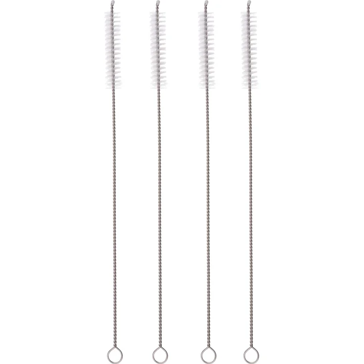 Trinkhalm-Bürsten 4er Set, 20 cm lang