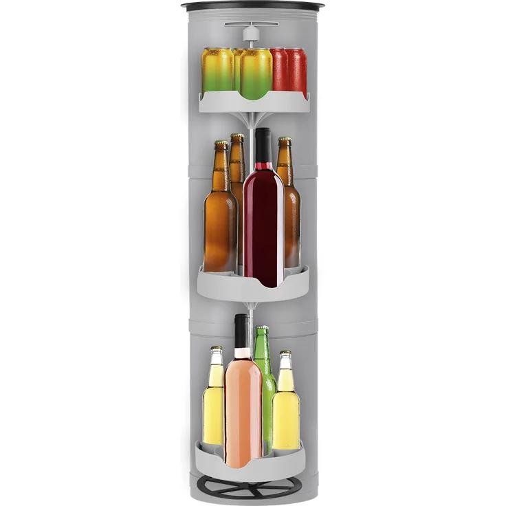 EASYmaxx Flaschenkühler Outdoor 2.0 - grau