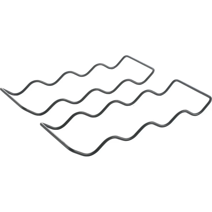 METALTEX 382920000 Wave20 Flaschenregal 2er Set Lava TouchTherm, matt schwarz