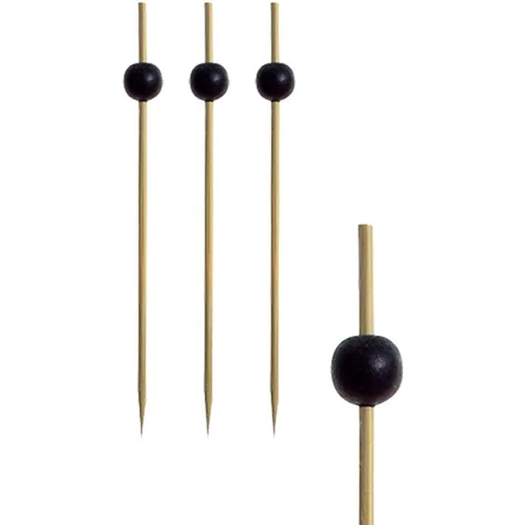 1500 Fingerfood - Spieße 12,5 cm Black Pearl