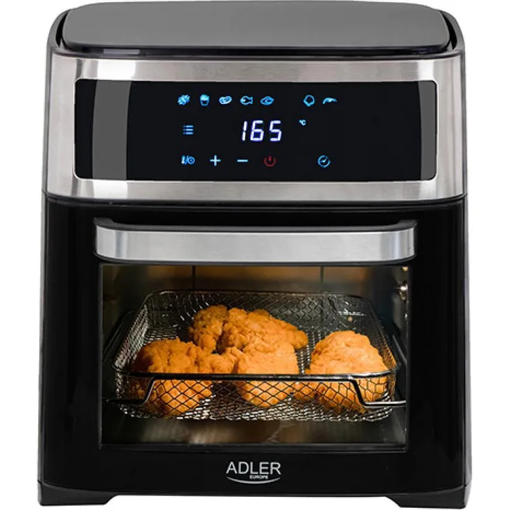 Adler AD 6309 Mini Ofen 13L 2500 Watt Heißluftfritteuse mit LCD-Anzeige Minibackofen  B-Ware
