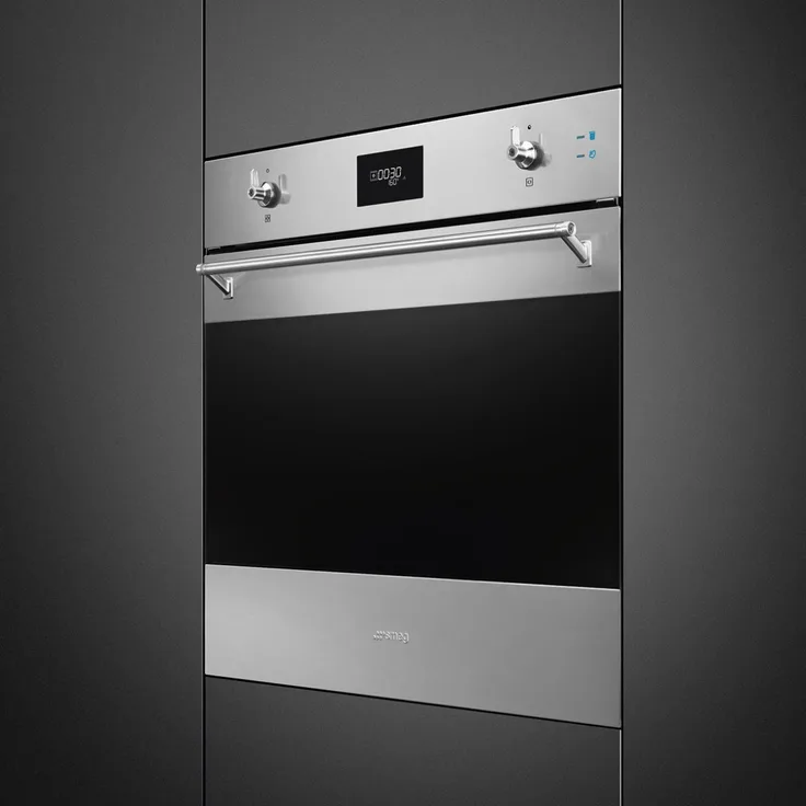 Smeg SOP6301S2X Backofen mit Pyrolyse und Dampfunterstützung Classici Design