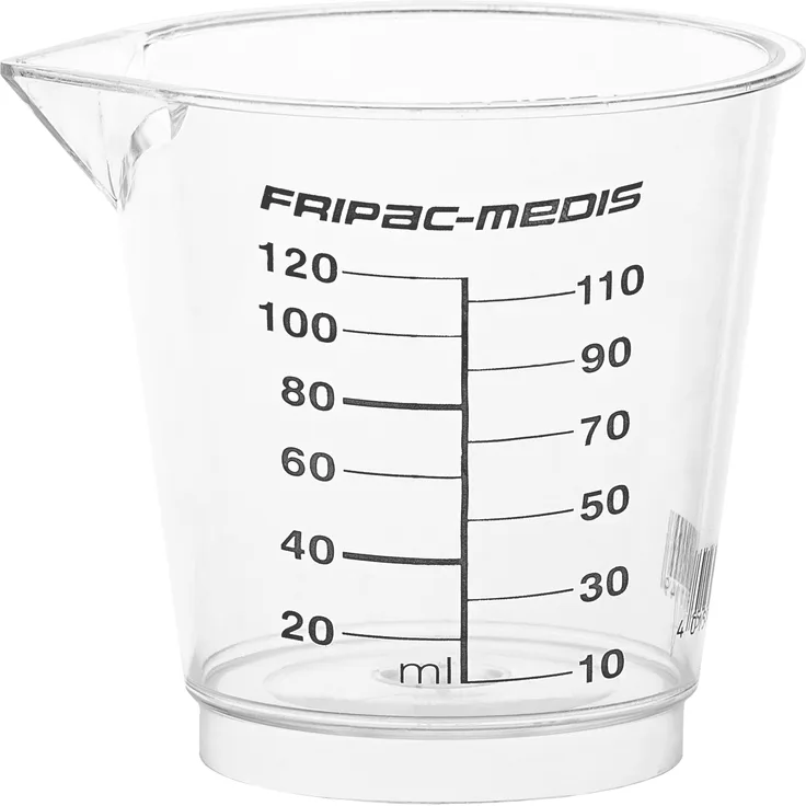 Fripac Medis Messbecher 10 ml - 120 ml Skala