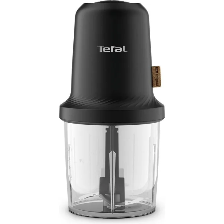Tefal MQ80E838 Eco Zerkleinerer, 500W, 0,5L, Edelstahlklingen, mattschwarz