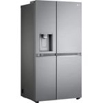 LG GSLV90PZAD Side-by-Side-Kühlschrank, freistehend, platinum silver, NoFrost, Wasser- und Eiswürfelspender, Festwasseranschluss, WiFi, Breite 91.3 cm - Preisvergleich