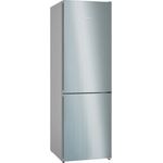 Siemens KG36N2IDF Kühl-Gefrierkombination, freistehend, schwarz, NoFrost, LED, Breite 60 cm