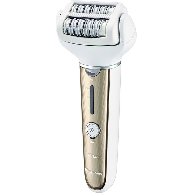 Panasonic Epilierer ES-EL3A-N503, 2-in-1 Epiliergerät Damen, Wet & Dry, Aufsatz für Arme und Beine, Epilieren, gold