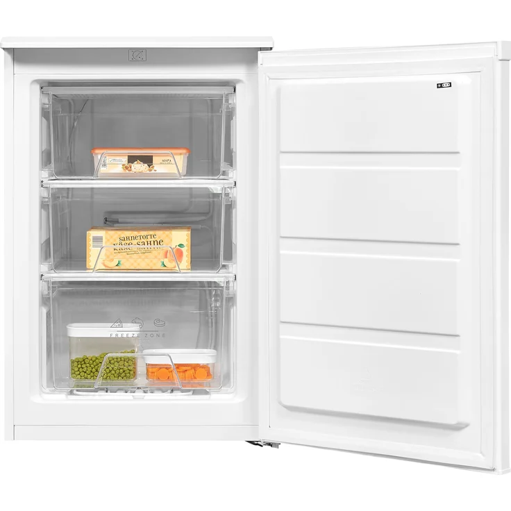 Exquisit GS80-030E Gefrierschrank, freistehend, weiß, Energieklasse E – Bild 2