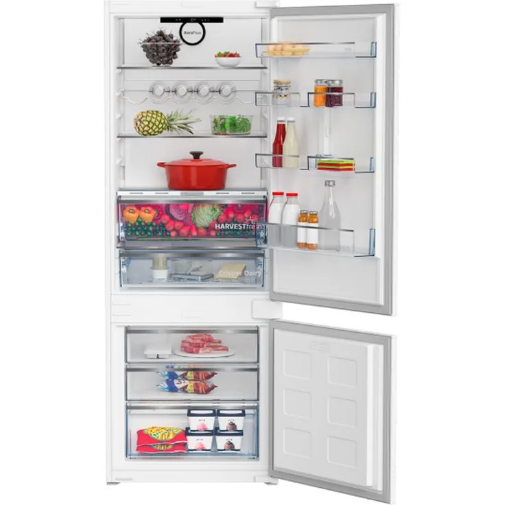 Beko BCNE400E40SN Kühl-Gefrierkombination, Einbau, weiß, Fresh Zone, Energieklasse E