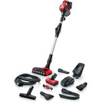 Bosch BKS711PET Unlimited Serie 7 Handstaubsauger, 40 min Akkubetrieb, Akkuwechsel-Option, knickbares Rohr, tornadorot