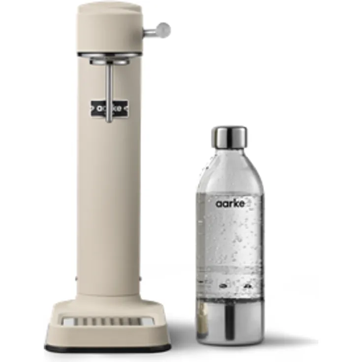Aarke Carbonator III - Sand Trinkwassersprudler mit einer PET-Flasche (1 Liter), ohne Zylinder, sand Limited Edition – Bild 2