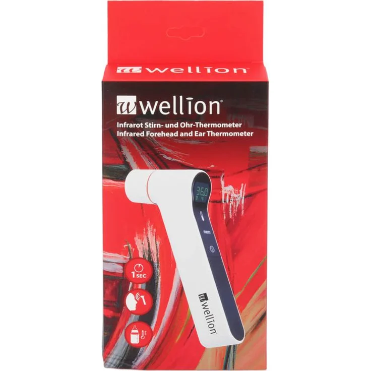 WELLION Infrarot Stirn- und Ohr-Thermometer 1 St. - Preisvergleich – Bild 1