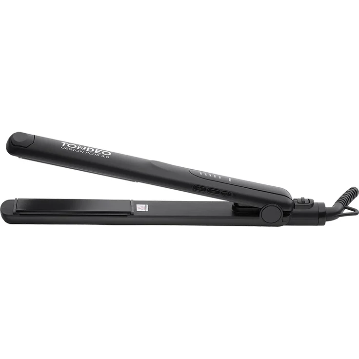 Tondeo Cerion PLUS 3.0 Glätteisen, Temperaturverstellung, max. 230 °C, Keramikbeschichtung, Abschaltautomatik, schwarz – Bild 1