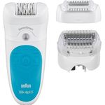 Braun Silk-épil 5 5-605 Epilierer weiß, blau