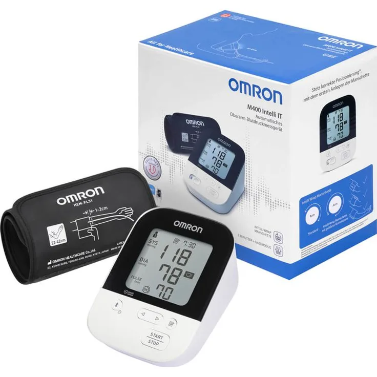 OMRON M400 Intelli IT Oberarm Blutdruckmessgerät 