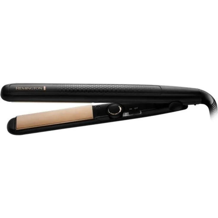 Remington S6308 Advanced Ceramic Haarglätter, Abschaltautomatik, 15 Aufheizzeit, Keramik, inkl. Aufbewahrungstasche, XL Schwimmplatten 110 mm, schwarz
