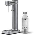 Aarke Carbonator III - Hammertone Trinkwassersprudler mit einer PET-Flasche (1 Liter), ohne Zylinder, Hammertone Sonderedition
