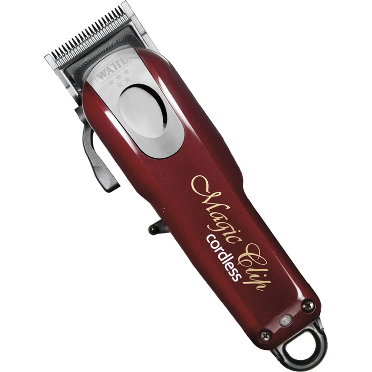 Wahl Cordless Magic Clip Haarschneidemaschine, bordeaux-silber
