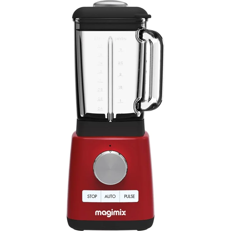 Magimix 11629SK Standmixer, 1300 W, 1,8 Liter, 5 Programme, rot – Bild 1