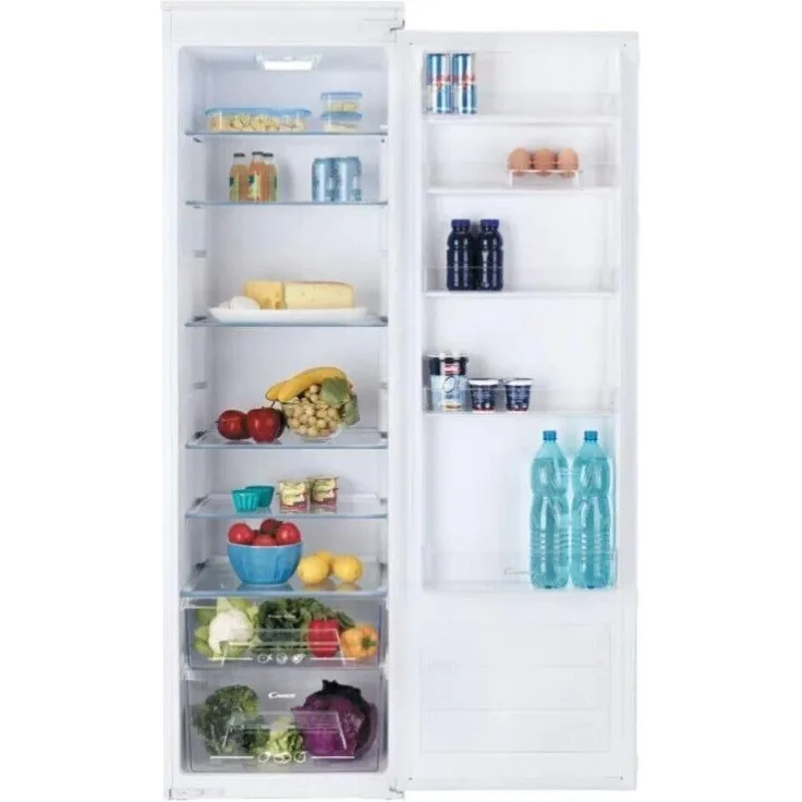 Candy CFLO3550E-N Kühlschrank, Einbau, weiß, LED, Breite 56 cm, Energieklasse F