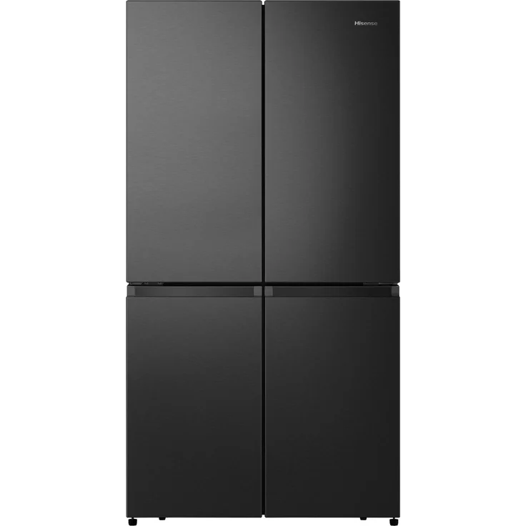 Hisense RQ758N4SAFE Side-by-Side-Kühlschrank, freistehend, schwarz, NoFrost, Energieklasse E – Bild 1