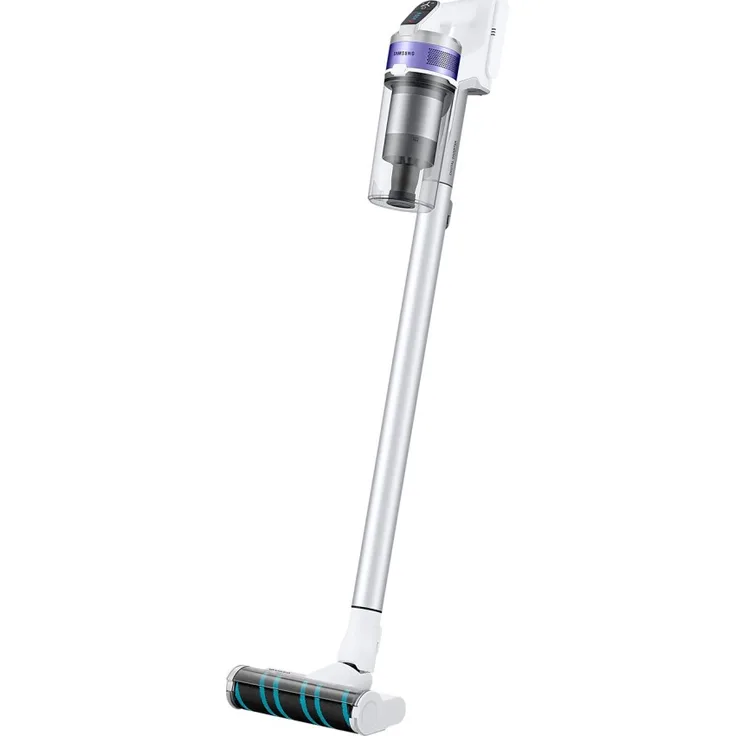 Samsung VS15T7033R4-SW Jet 70 easy Handstaubsauger, 40 min Akkubetrieb, Akkuwechsel-Option, silber-violett
