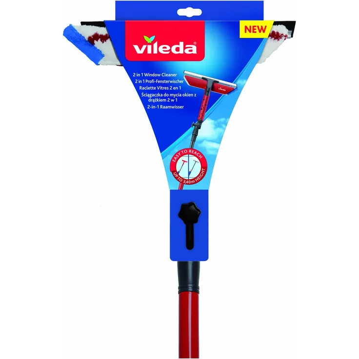 Vileda Fensterwischer Profi mit Stiel