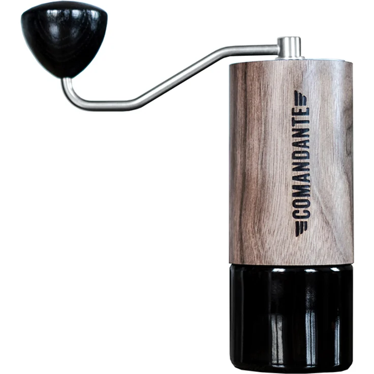 Comandante C40 MK4 Nitro Blade Virginia Walnut Hand-Kaffeemühle, konisches Edelstahlmahlwerk manuelle Kaffeemühle – Bild 1
