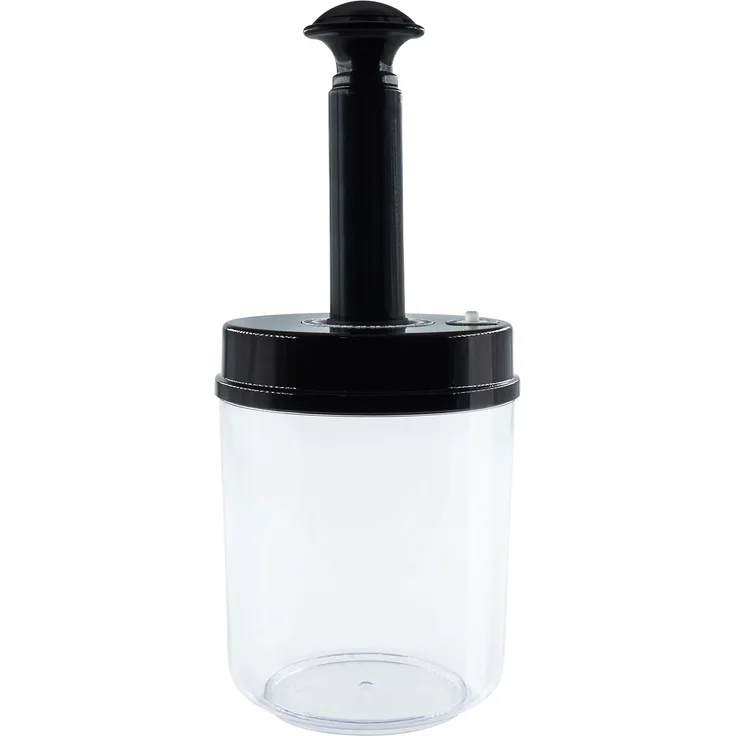 Heidenfeld HF-VK100 Vakuumbehälter Vakuumierer, 0,7-2,2 l Vakuumpumpe Vakuumdose (1.0 Liter)