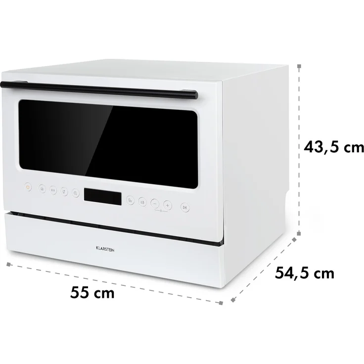 Klarstein Azuria, Tischgeschirrspüler, F, Geräuschemissionsklasse C, Geräuschemissionen 49 db(A) re1 pW – Bild 9