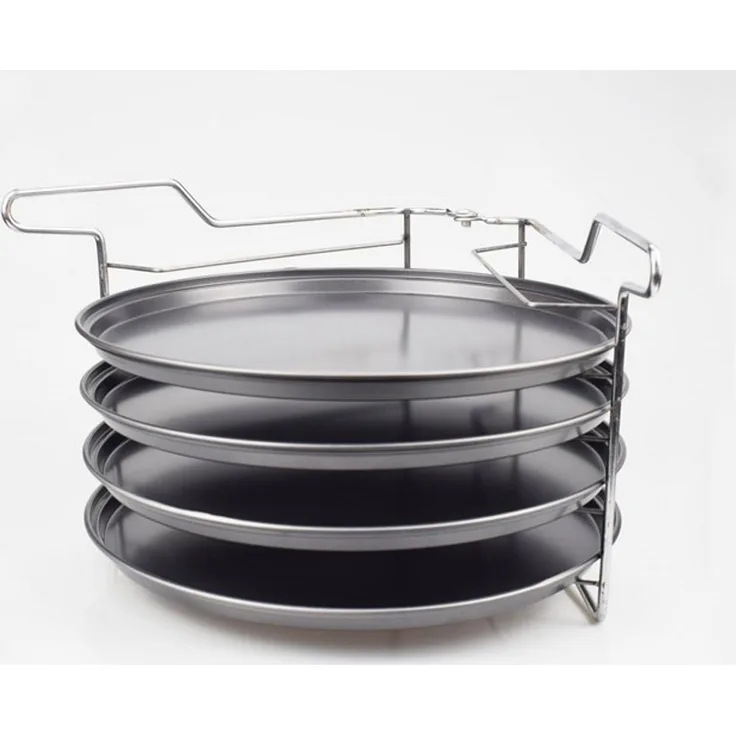 5-tlg. XL Pizza Backset Backblech Pizzableck Pizza Backset Blech Set Flammenkuchen