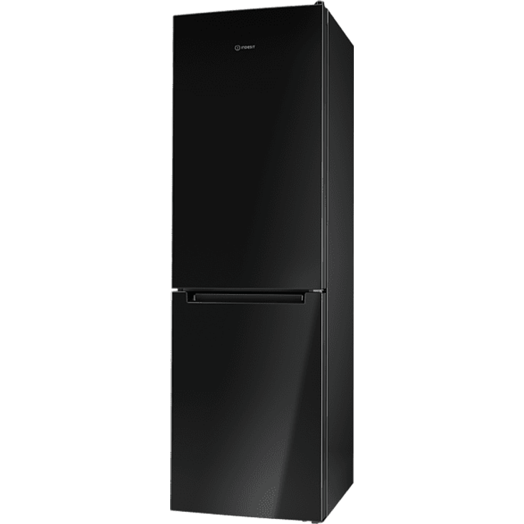 Indesit LI8 S2E K Kühl-Gefrierkombination, freistehend, schwarz, Energieklasse E