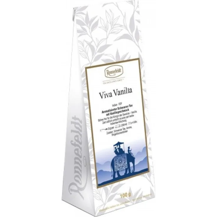 Viva Vanilla (ehem. Bourbon Vanilla) aromatisierter schwarzer Tee 100g