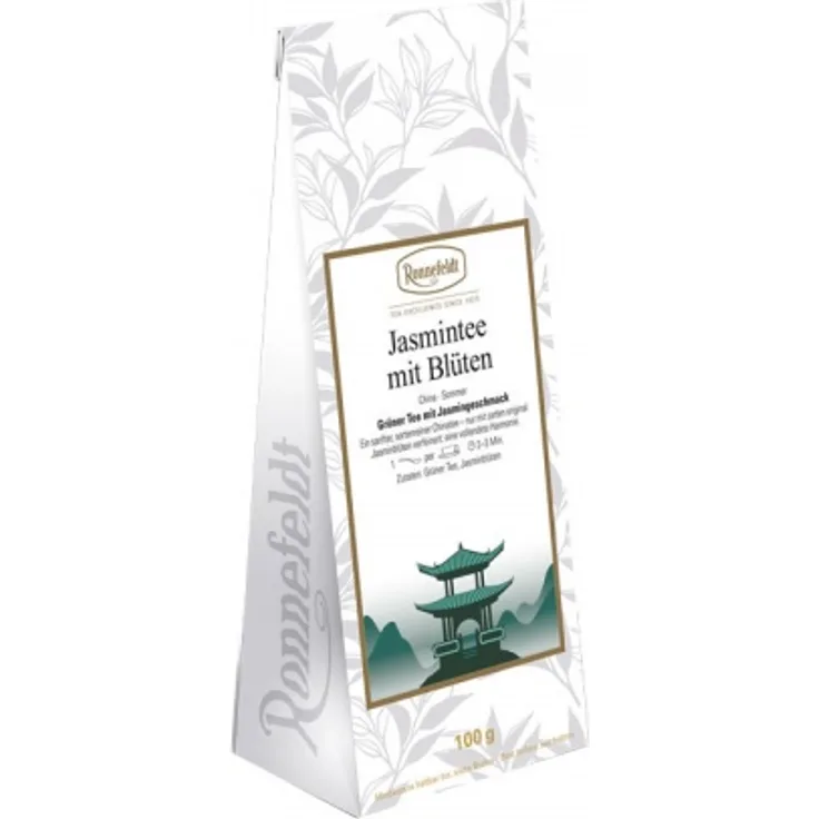 Jasmintee mit Blüten grüner Tee 100g