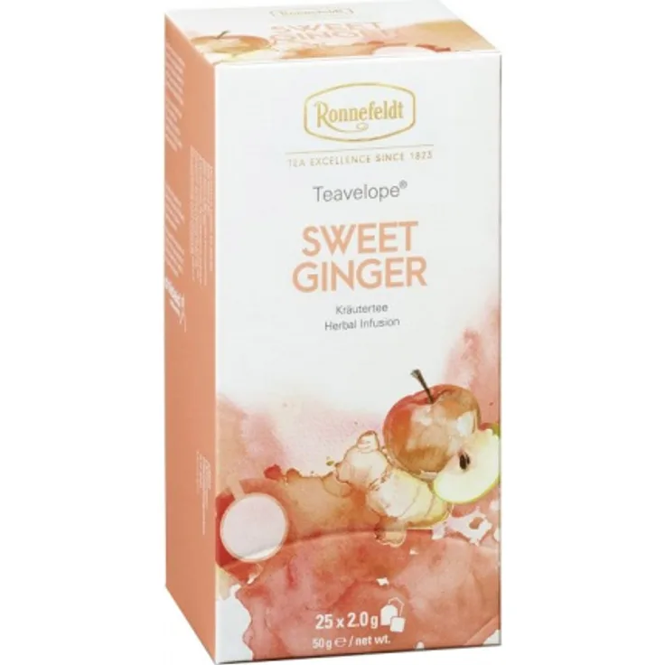 Teavelope Sweet Ginger aromat. Kräutertee 25 Teebeutel 50g : 1er Packung