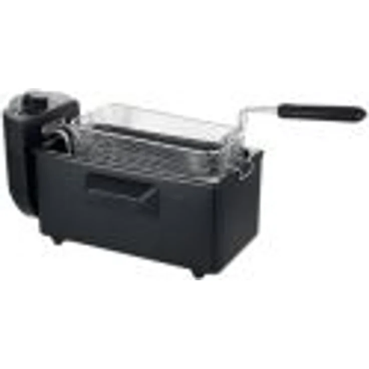 EMERIO Kaltzonen-Fritteuse 3,0l Volumen 2.000 Watt Gewicht 2,12kg – Bild 3