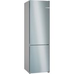 Bosch KGN39EICF Kühl-Gefrierkombination, freistehend, edelstahl, Höhe 203 cm, Breite 60 cm, Energieklasse C