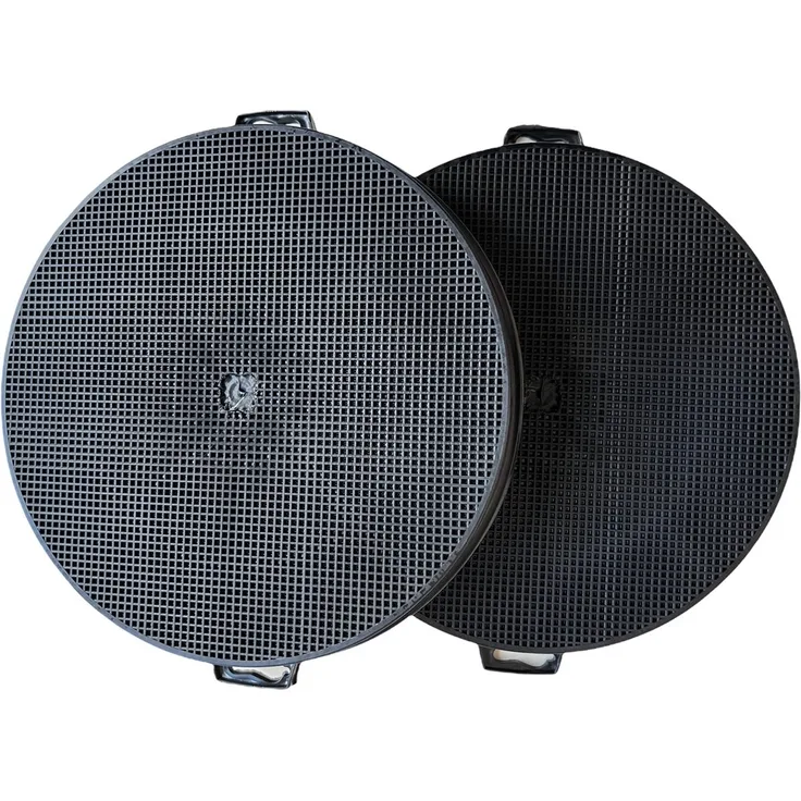 2 Kohlefilter Aktivkohlefilter Ø 210mm kompatibel zu WPro FAC539, Siemens Bosch 00353121, Bauknecht 481281718524