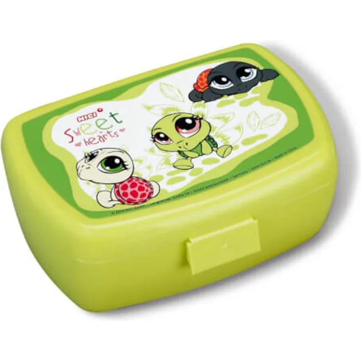 NICI Brotdose Schildkröten, ca. 17x12x7 cm