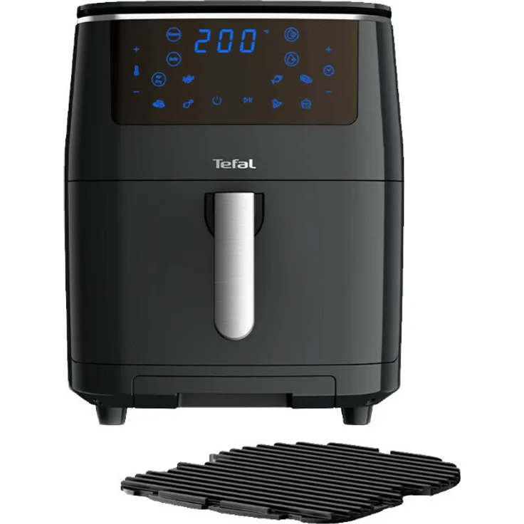 Tefa FW2018 Easy Fry Grill & Steam Heißluftfritteuse, 1700 Watt, ohne Fett, 6,5 Liter, Touch, schwarz