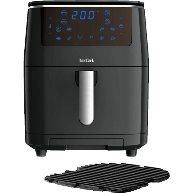 Tefa FW2018 Easy Fry Grill & Steam Heißluftfritteuse, 1700 Watt, ohne Fett, 6,5 Liter, Touch, schwarz – Bild 1