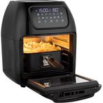 Tristar Airfryer FR-6964 Heißluftfritteuse, ohne Fett, 10 Liter, 1800 Watt, bis 200°C, LCD-Display, antihaftbeschichtet, schwarz