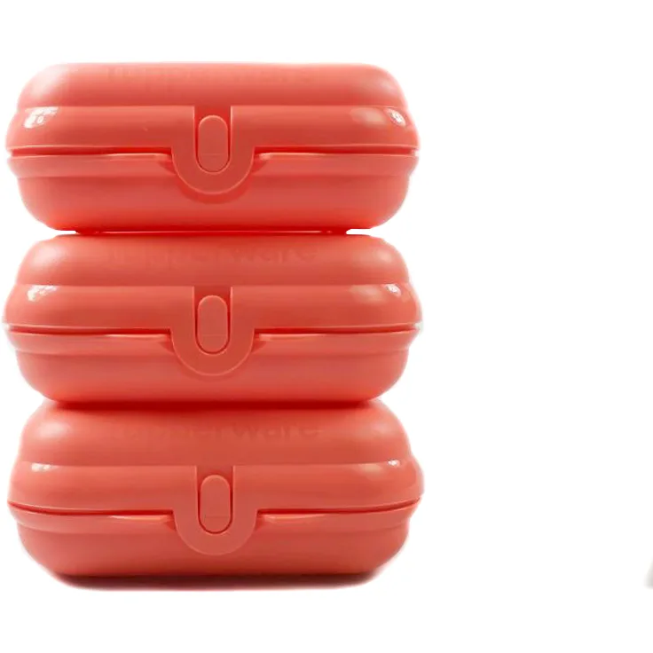 TUPPERWARE To Go Twin lachs (3) Brotdose Behälter Lunchbox Twin klein Größe 2