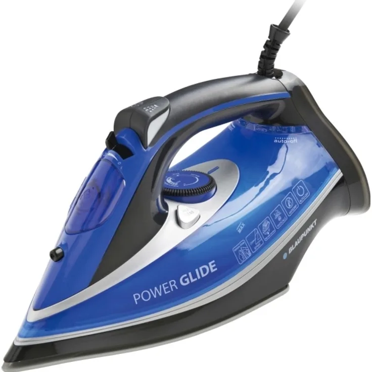 Iron Blaupunkt IRON HSI 801 BLACK BLUE 3000W (140-45 G-MIN RAMIC FIREFIGHTER ANTI-CALC ANTI-DRIP), Steamer