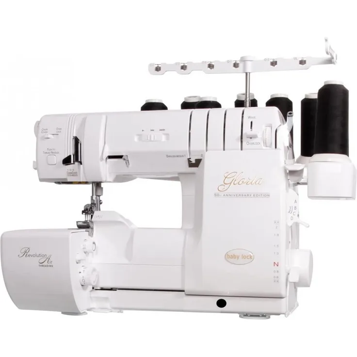 Baby Lock Gloria - Coverlock Nähmaschine, weiß