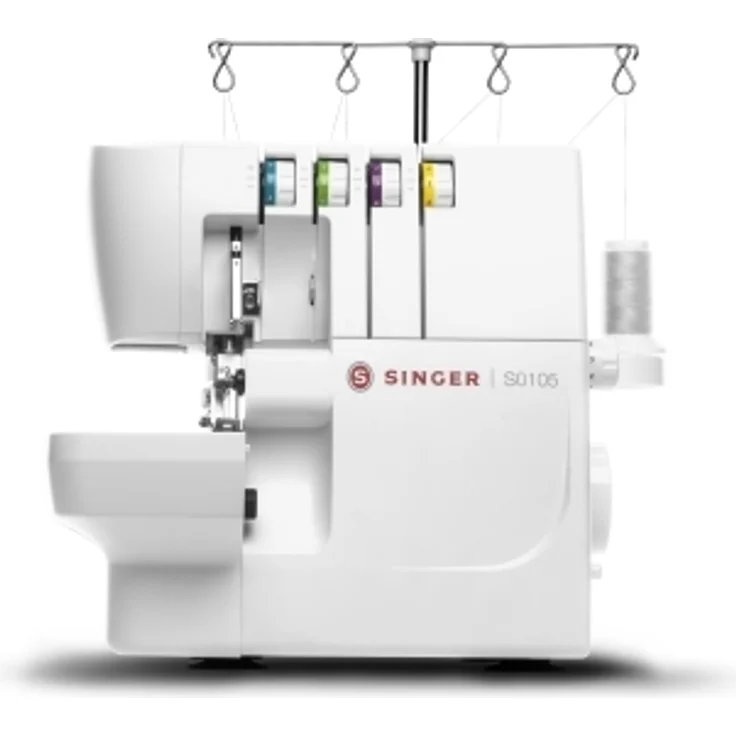 SINGER S0105 Weiß Overlock-Nähmaschine Overlock 1300 RPM Variabel Elektro Nähmaschine, weiß – Bild 1